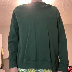 forest green h&m crewneck
